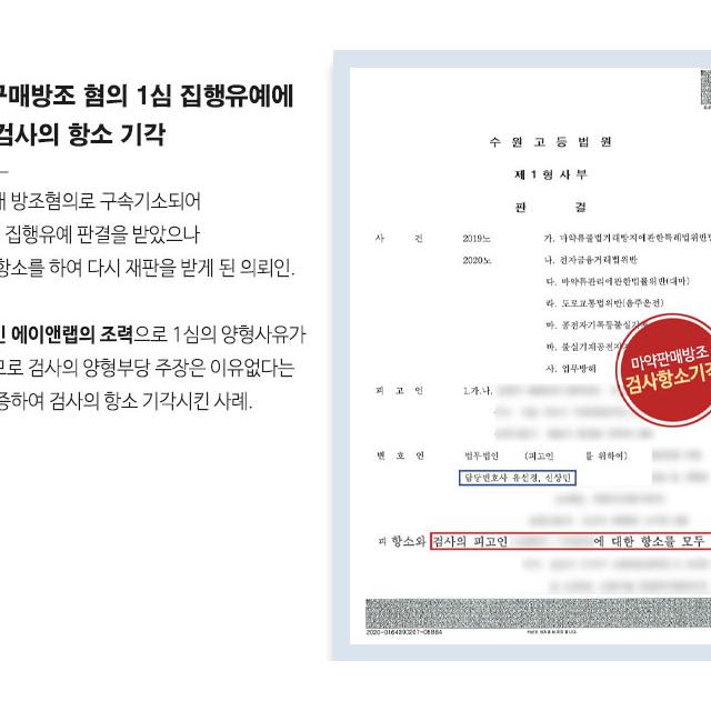 마약류불법거래방지에관한특례법위반방조 사건 검사 항소 기각 판결